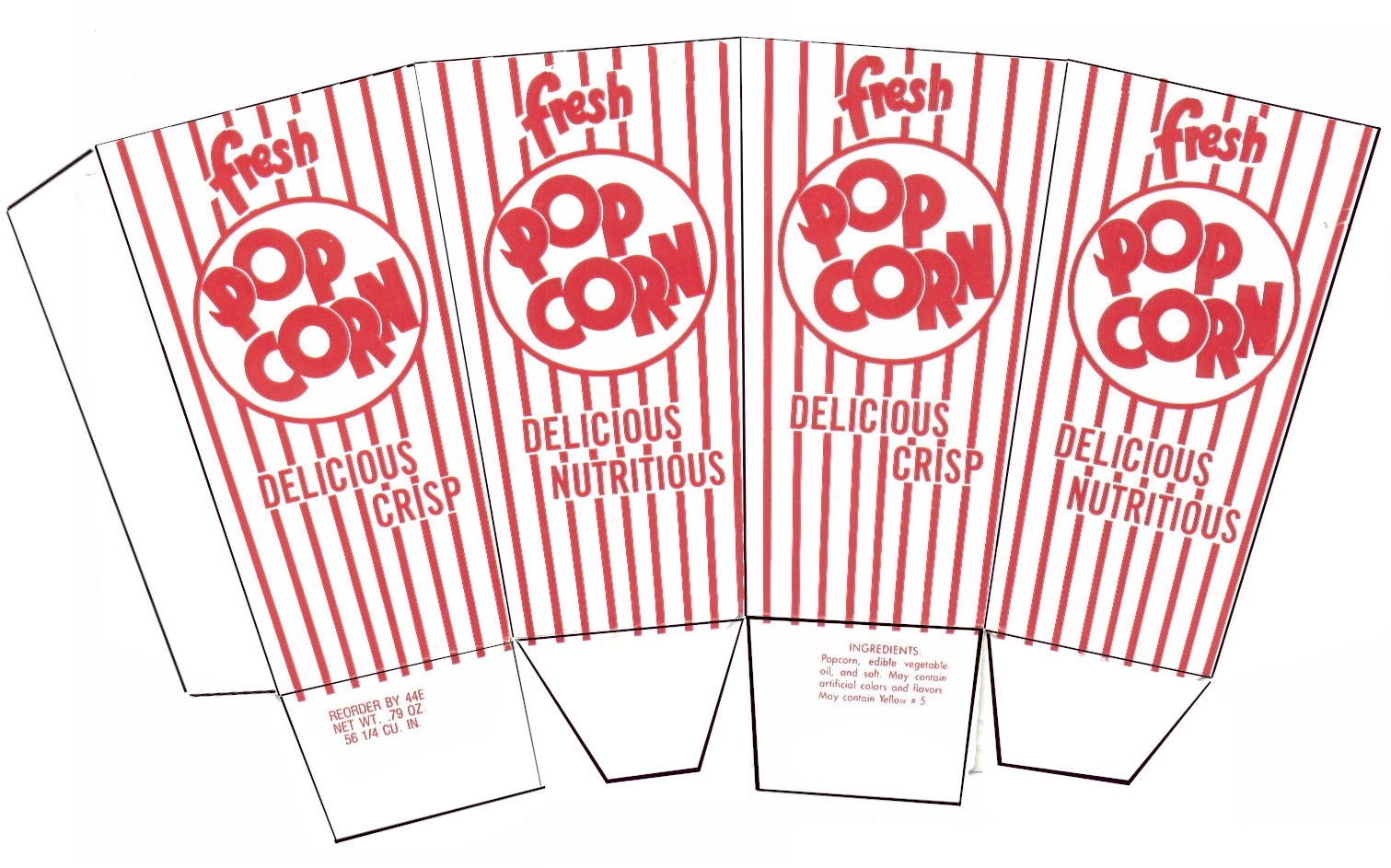 Custom Printed Popcorn Boxes